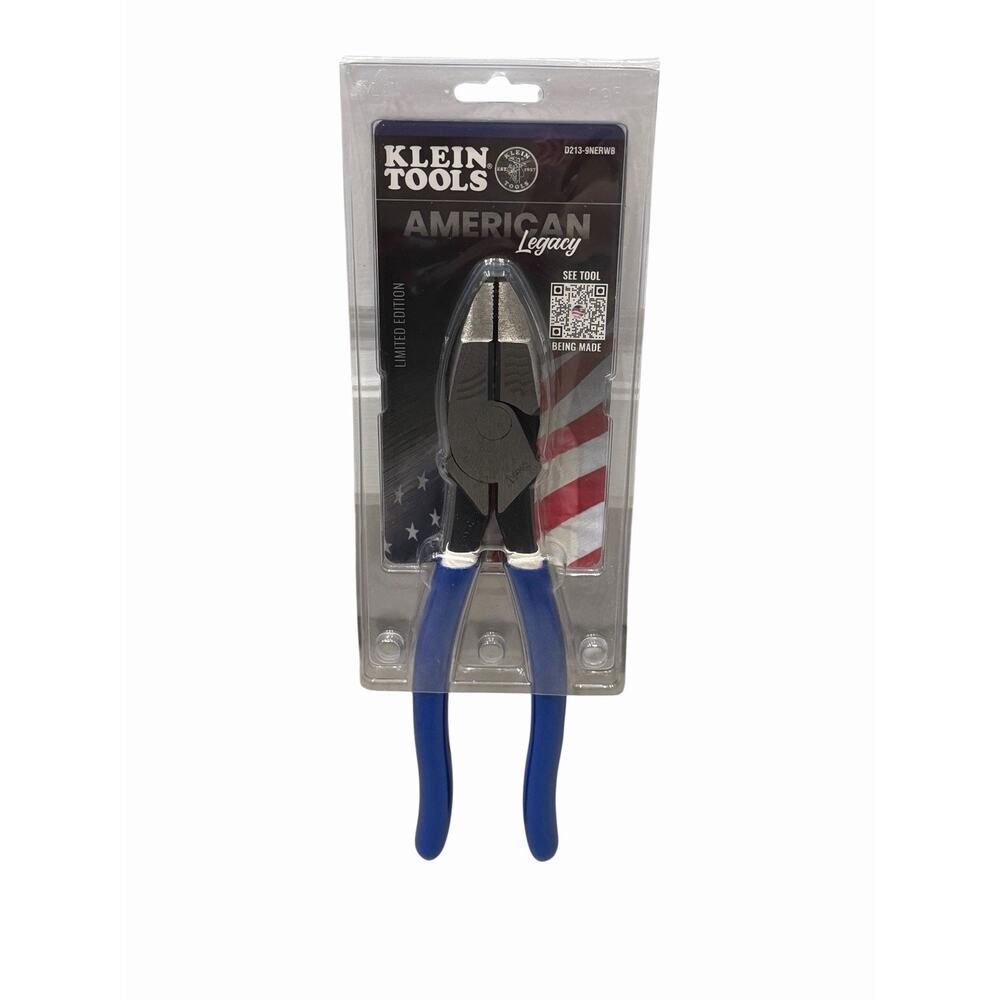 Klein American Legacy D213-9NERWB Pliers Limited Edition Lineman Side Cutters